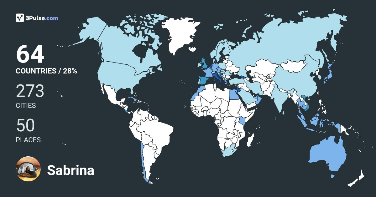 Изображение Карты путешествий Sabrina Red-Saints