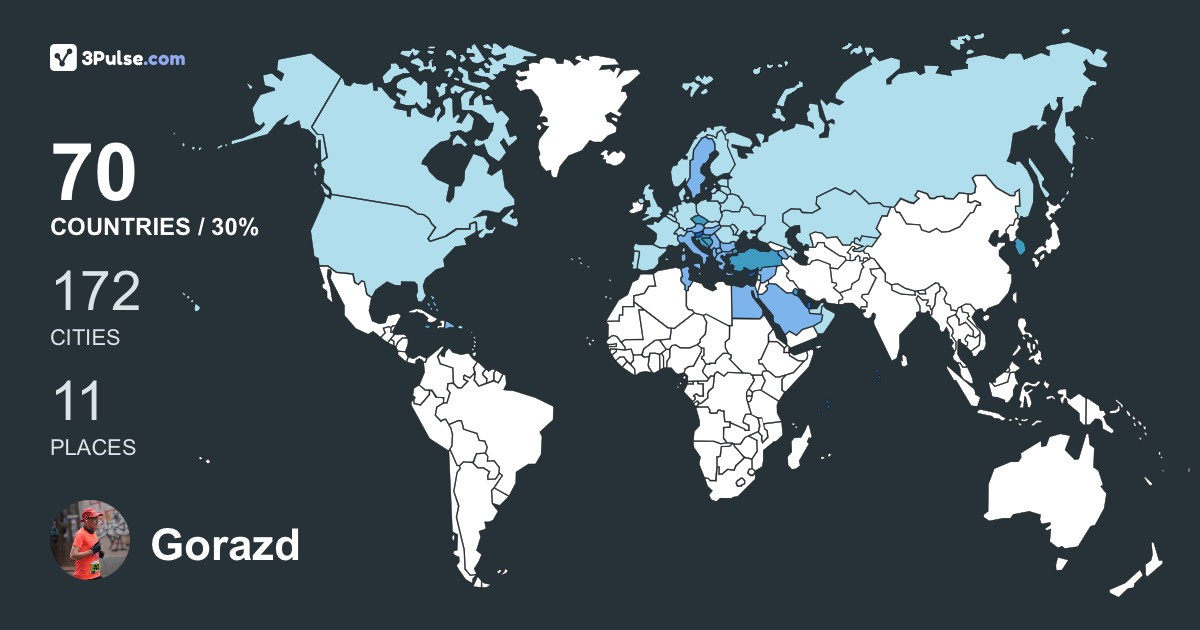 Изображение Карты путешествий Gorazd Povi