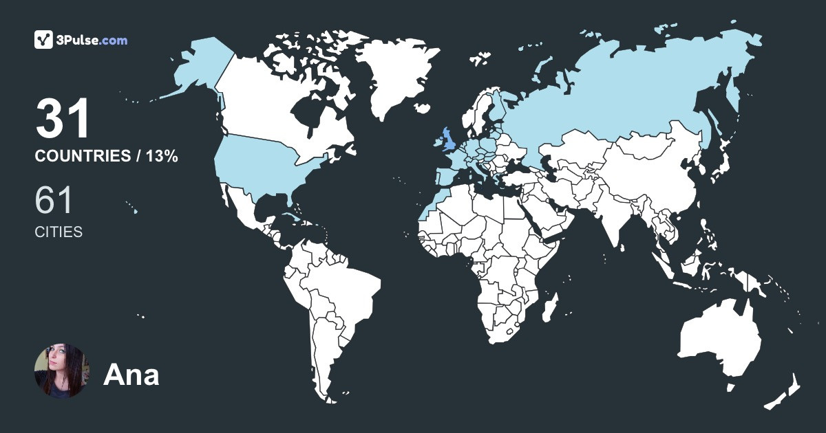 Ana Torres-Temes's Travel Map Image
