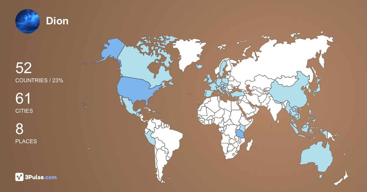 Изображение Карты путешествий Dion Wells