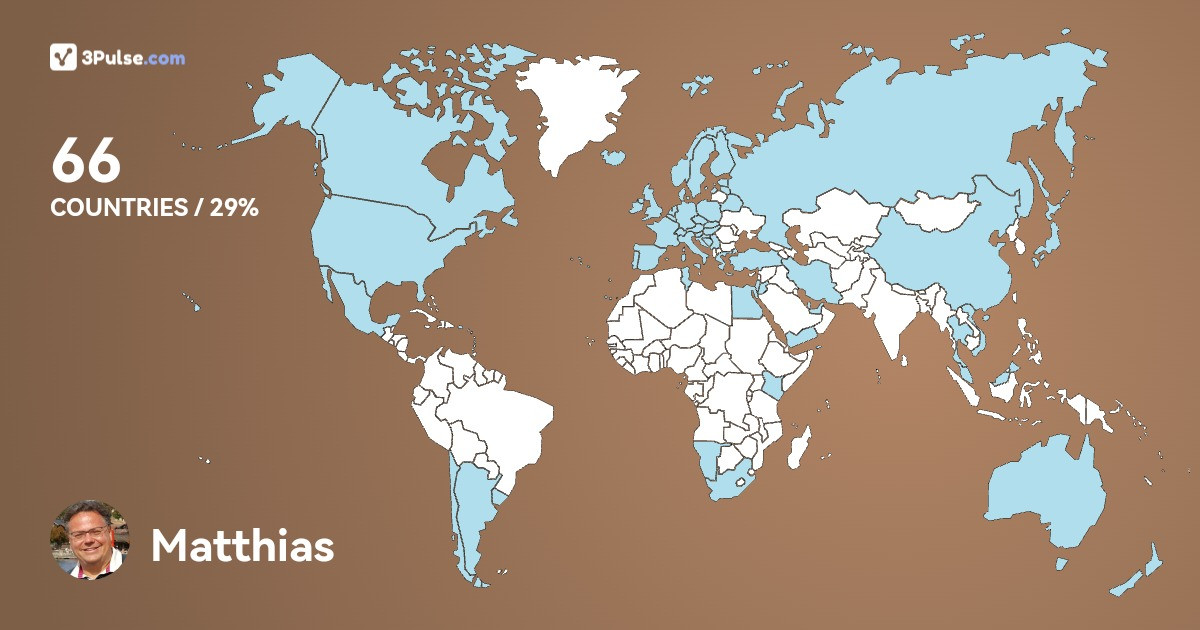 Изображение Карты путешествий Matthias Bertram