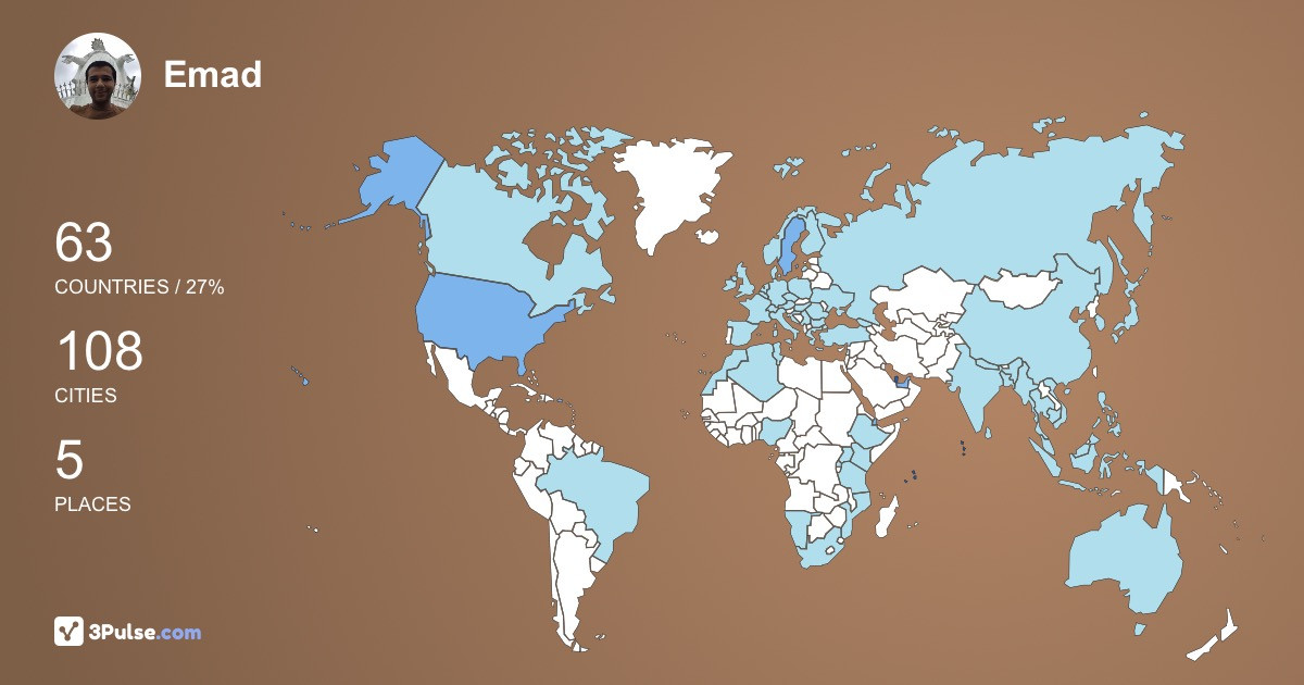 Изображение Карты путешествий Emad Basely
