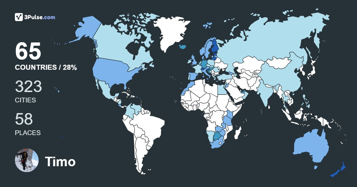 Изображение Карты путешествий Timo Heinaro