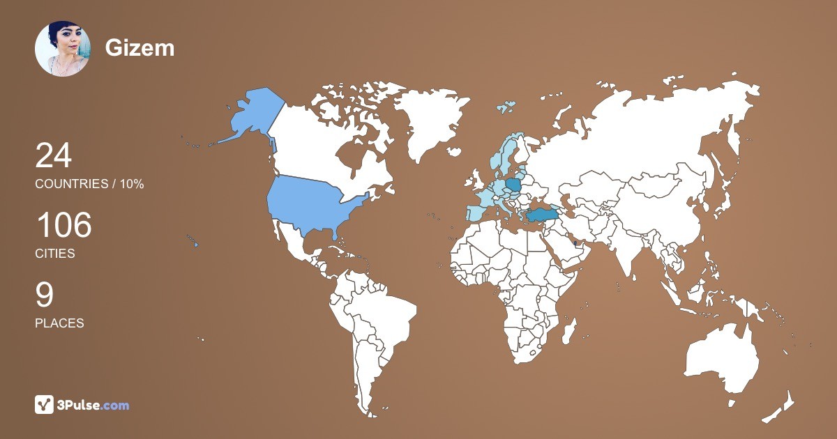 Изображение Карты путешествий Gizem Anla