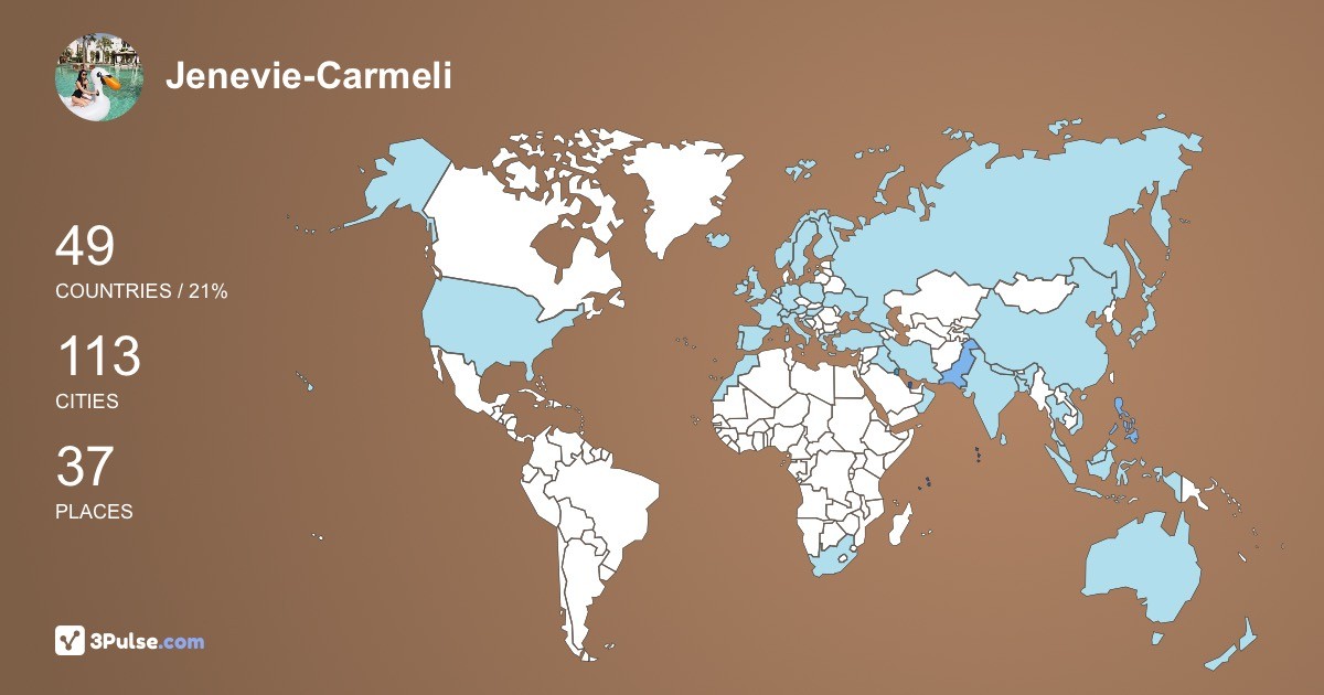 Изображение Карты путешествий Jenevie-Carmeli Esplana