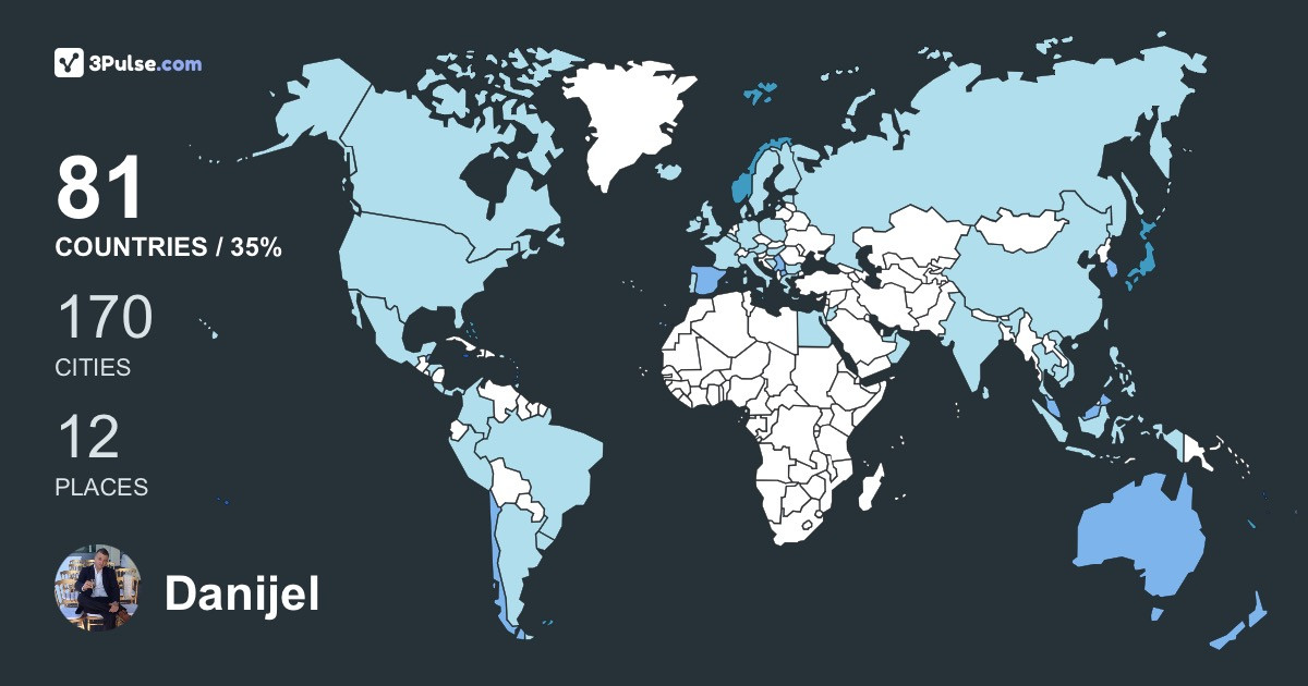 Изображение Карты путешествий Danijel Atanaskovic
