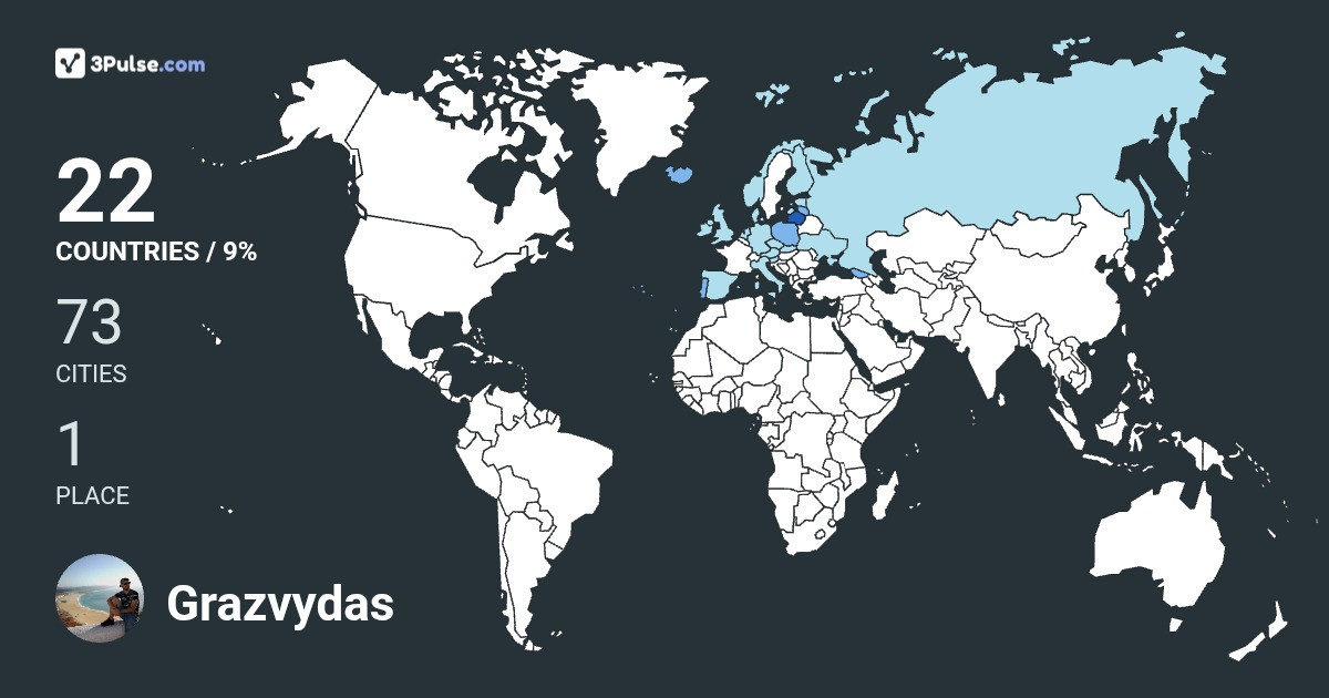 Изображение Карты путешествий Grazvydas Girniukaitis