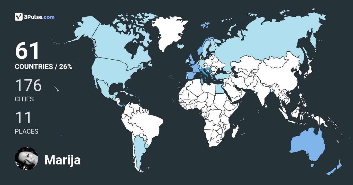 Изображение Карты путешествий Marija Steinum