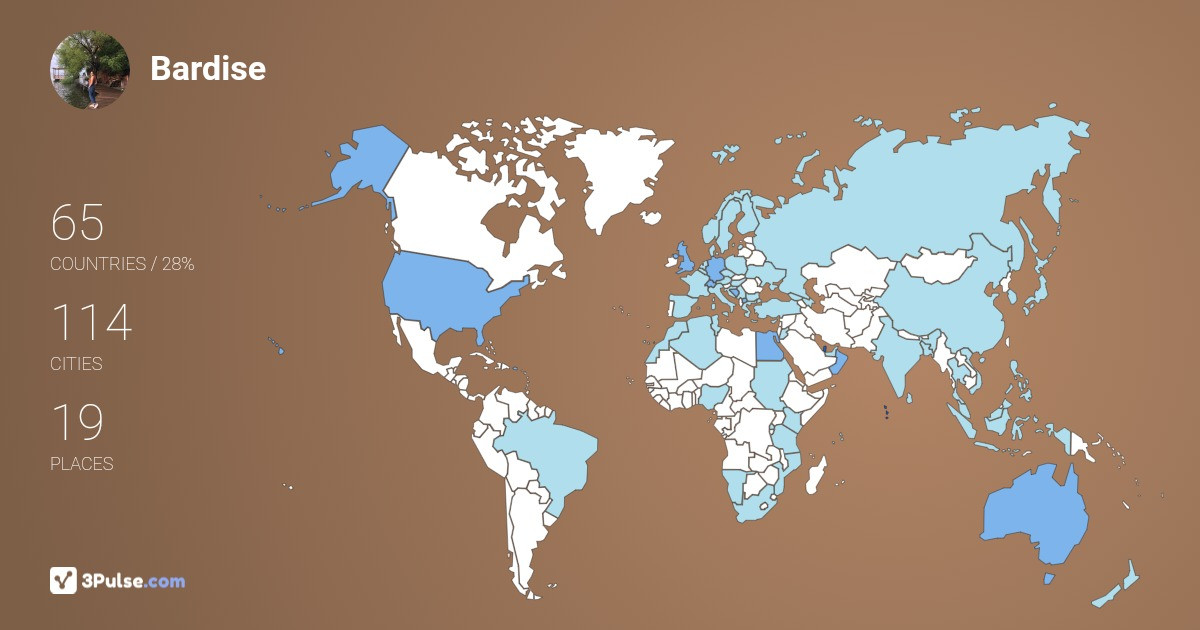 Изображение Карты путешествий Bardise Gaffer