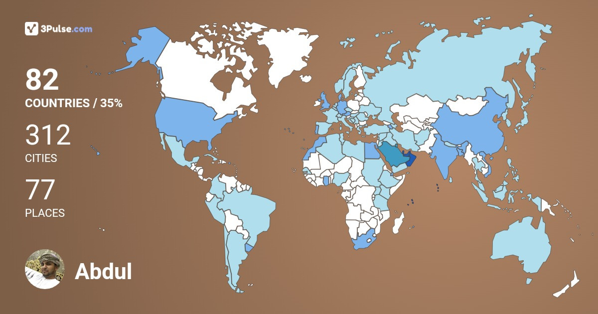 Изображение Карты путешествий Abdul Basith