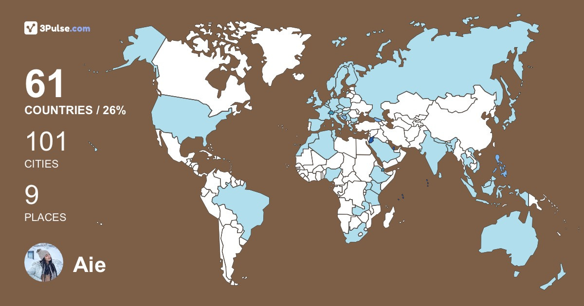 Aie Reyes's Travel Map Image