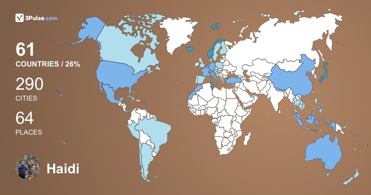 Изображение Карты путешествий Haidi Haidi