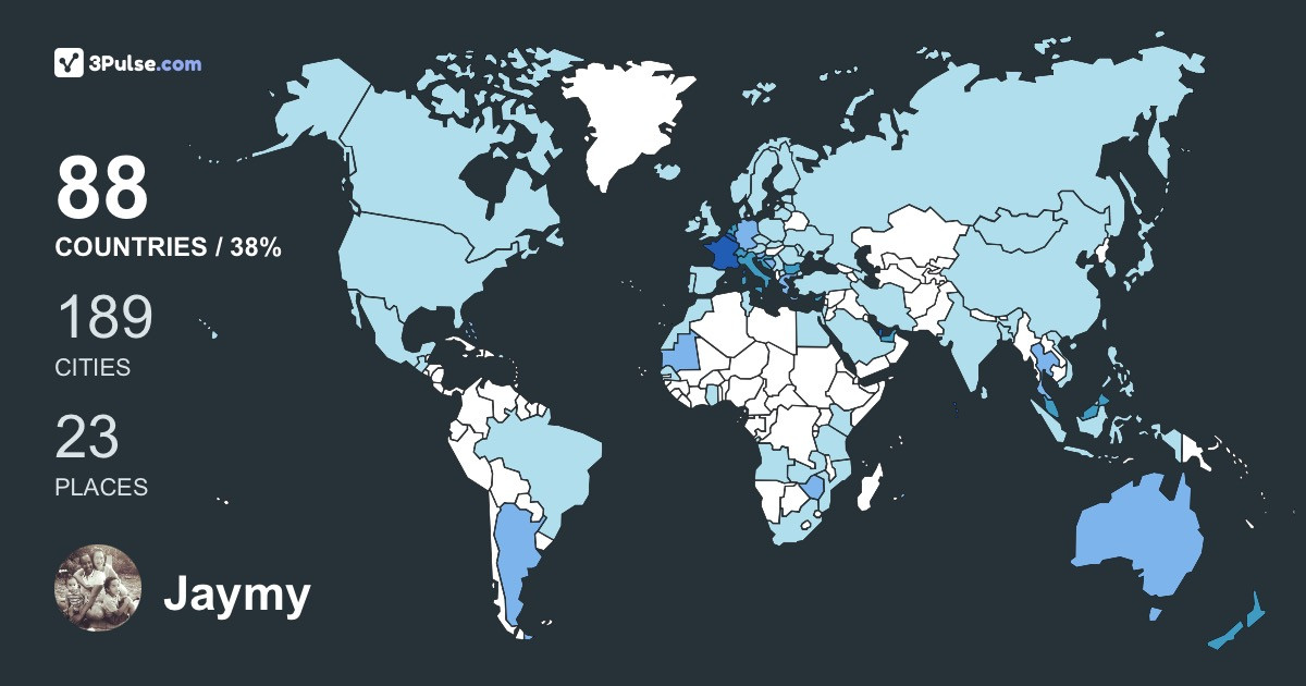 Изображение Карты путешествий Jaymy Teh