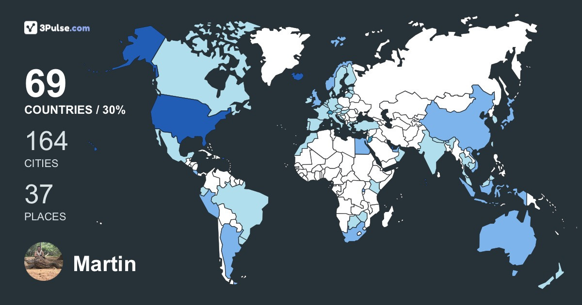 Изображение Карты путешествий Martin Christian