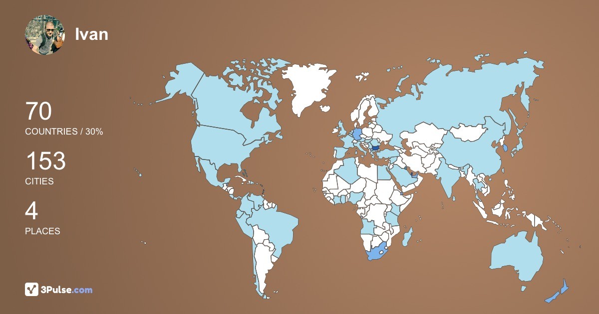 Изображение Карты путешествий Ivan Conev