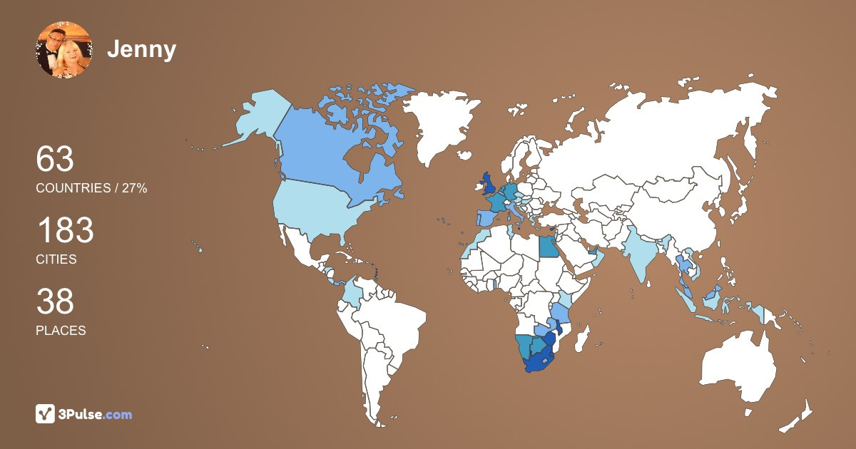 Изображение Карты путешествий Jenny Jackson