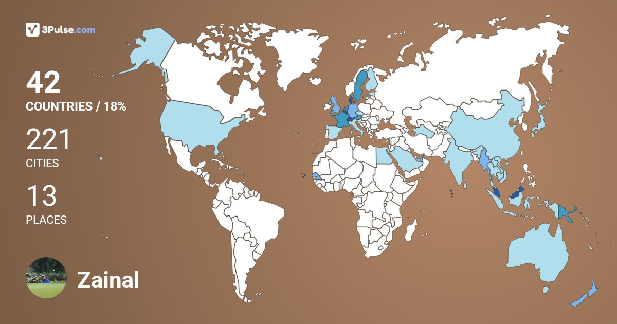 Изображение Карты путешествий Zainal Izran