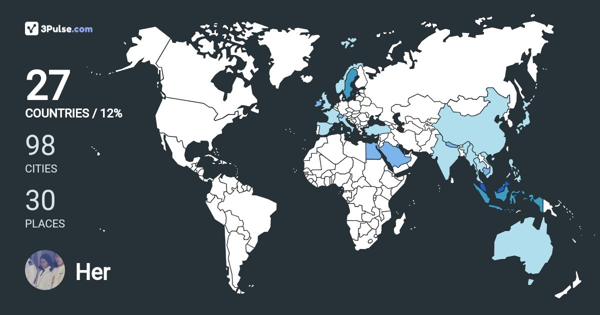 Изображение Карты путешествий Her OK-Aziz