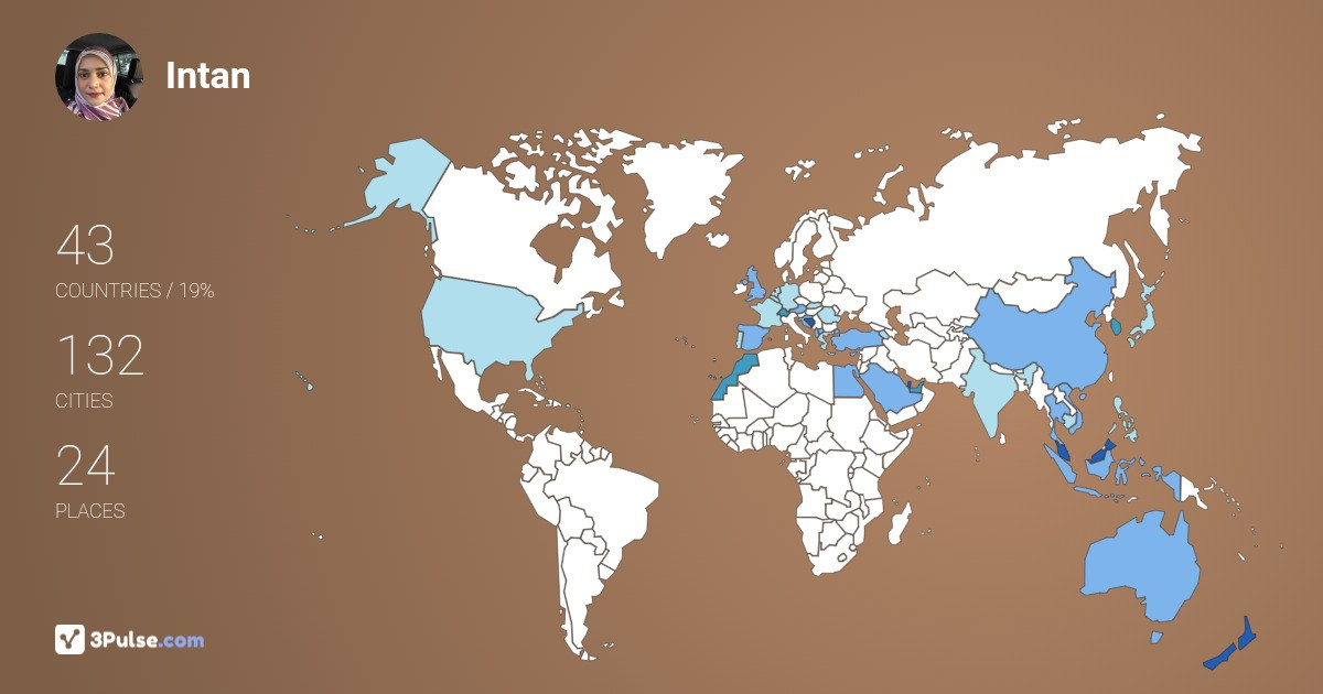 Изображение Карты путешествий Intan M