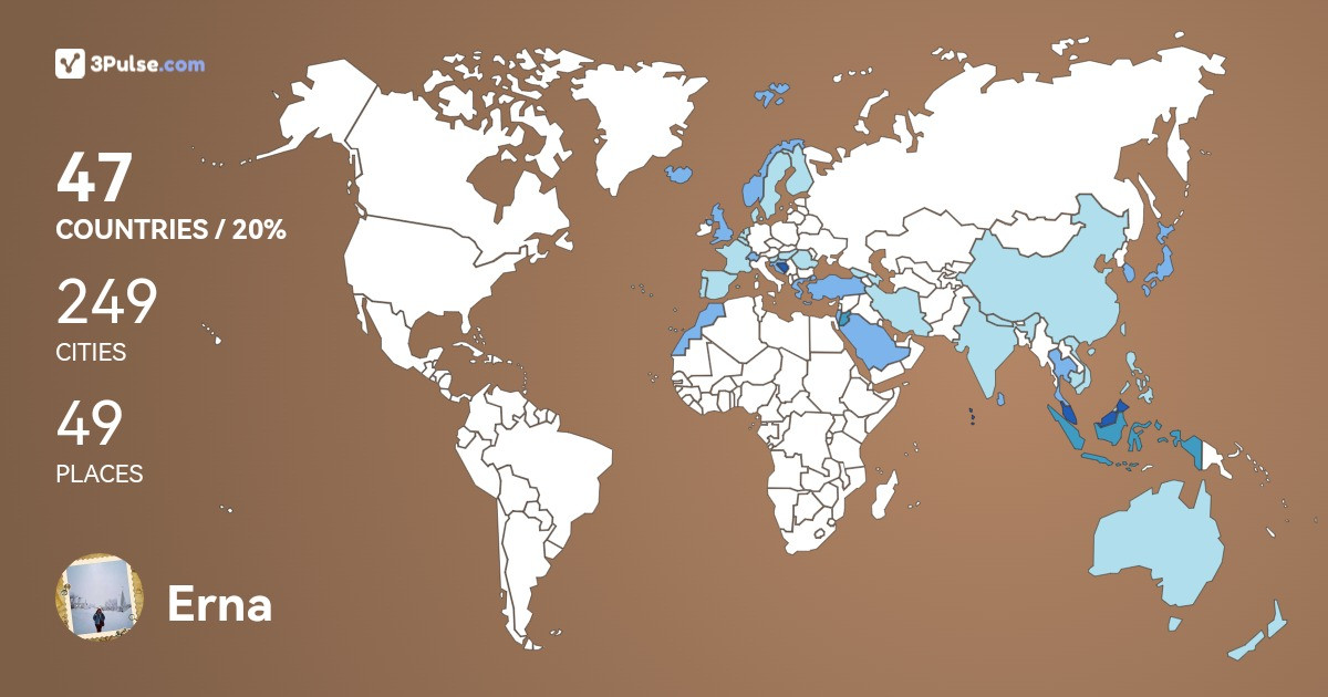Изображение Карты путешествий Erna Amir