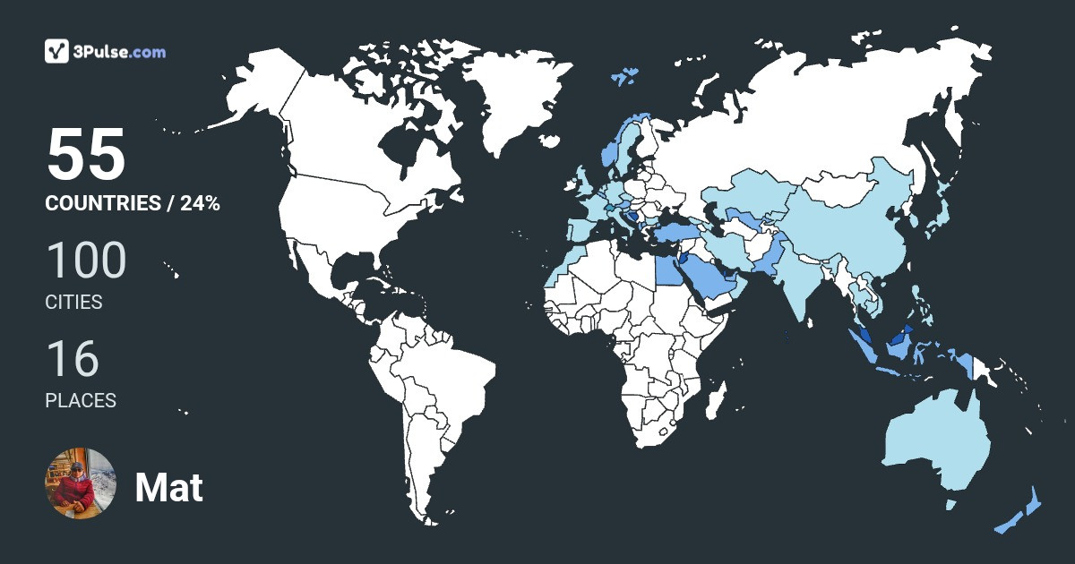 Изображение Карты путешествий Mat Dollah
