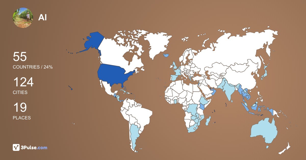 Al Romerol's Travel Map Image