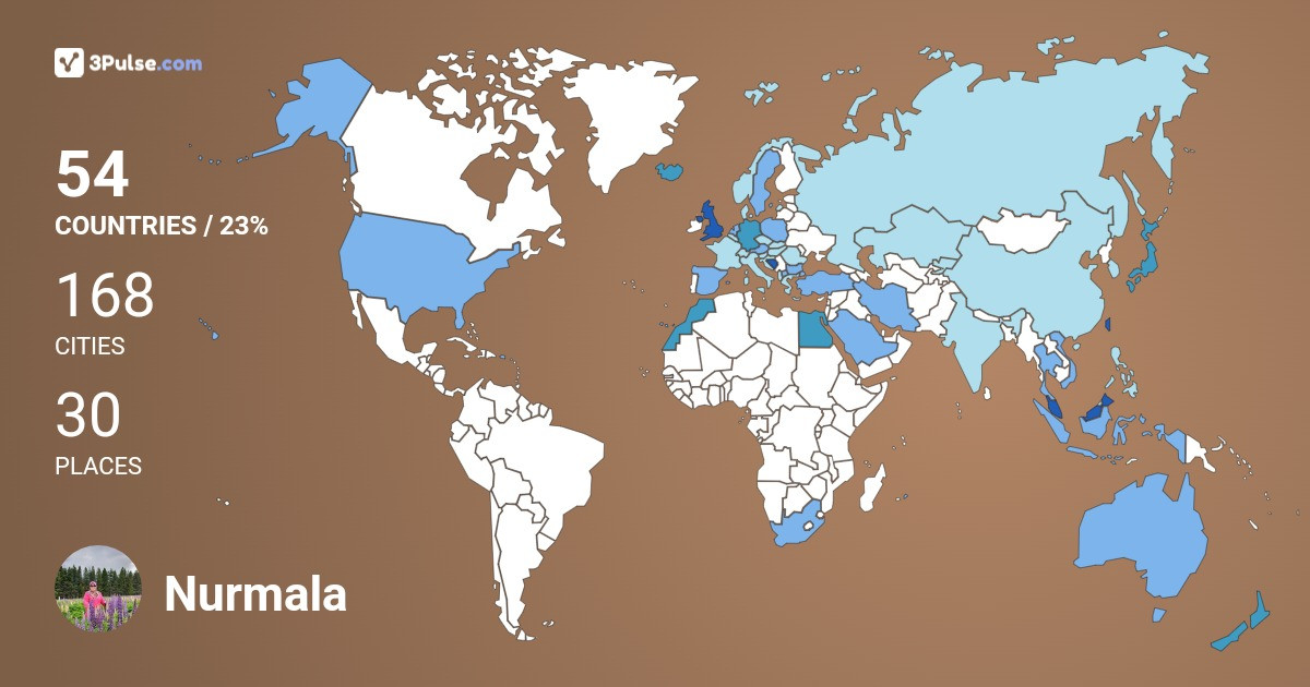 Изображение Карты путешествий Nurmala Salim