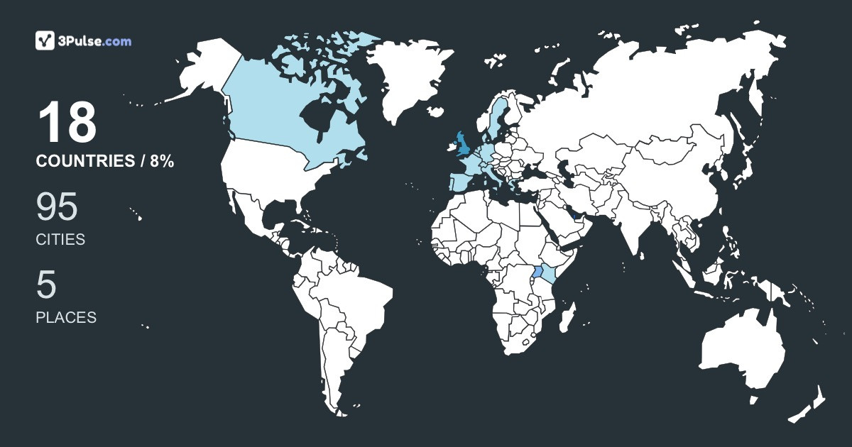 Kathryn12's Travel Map Image