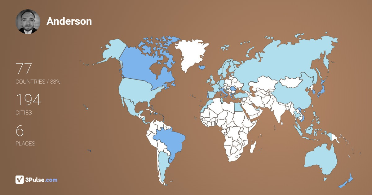 Изображение Карты путешествий Anderson Vidart