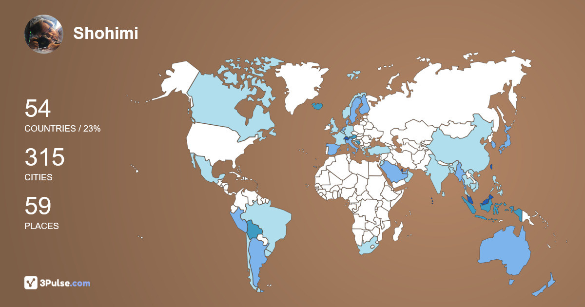 Изображение Карты путешествий Shohimi Harun