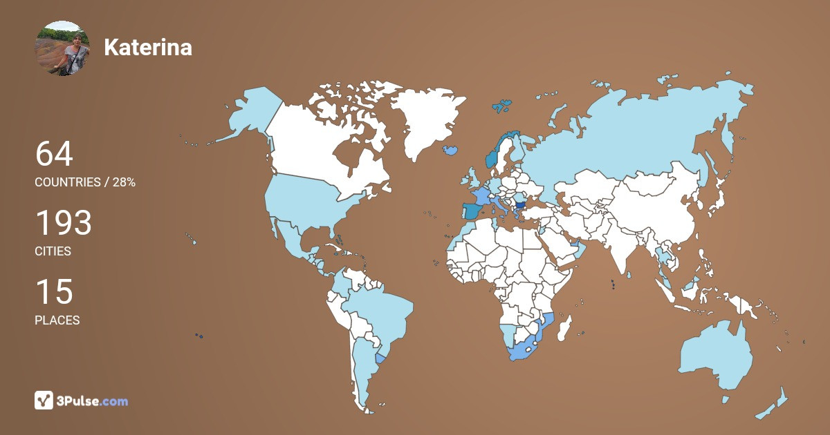 Изображение Карты путешествий Katerina Kirowa