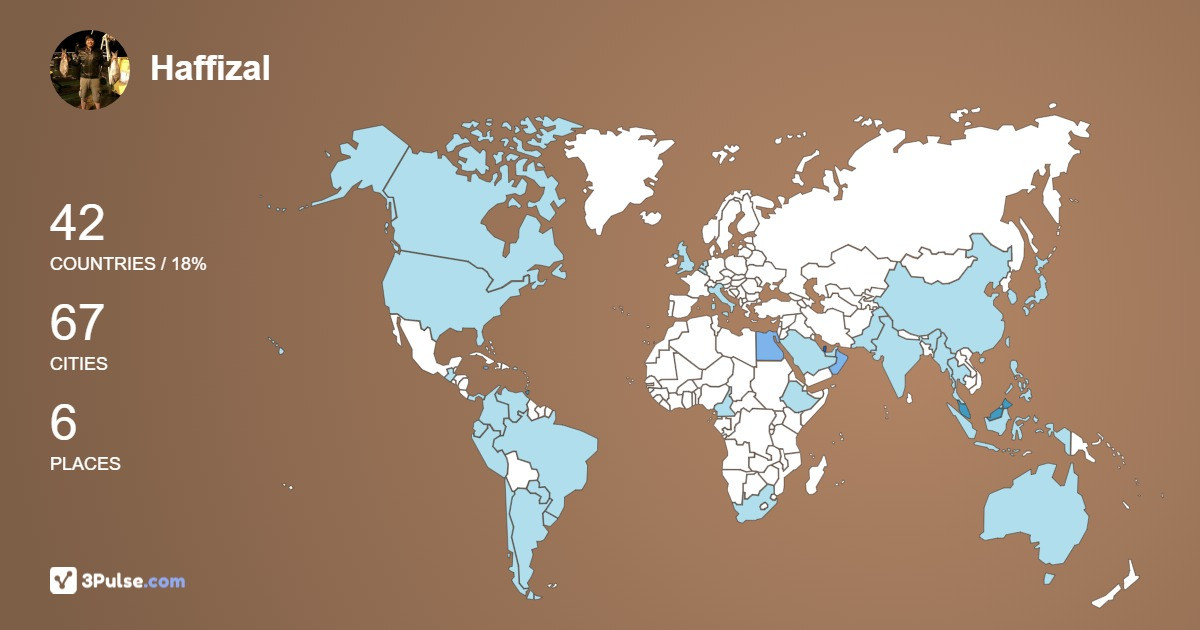 Изображение Карты путешествий Haffizal Haniff