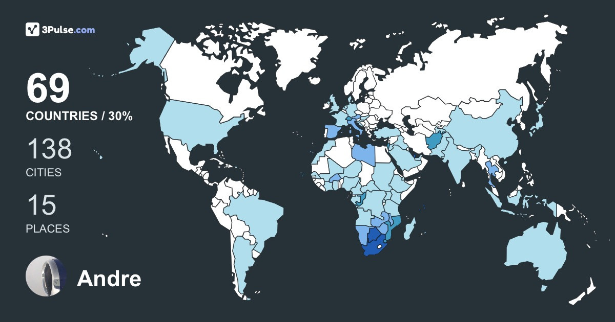 Изображение Карты путешествий Andre de-Beer