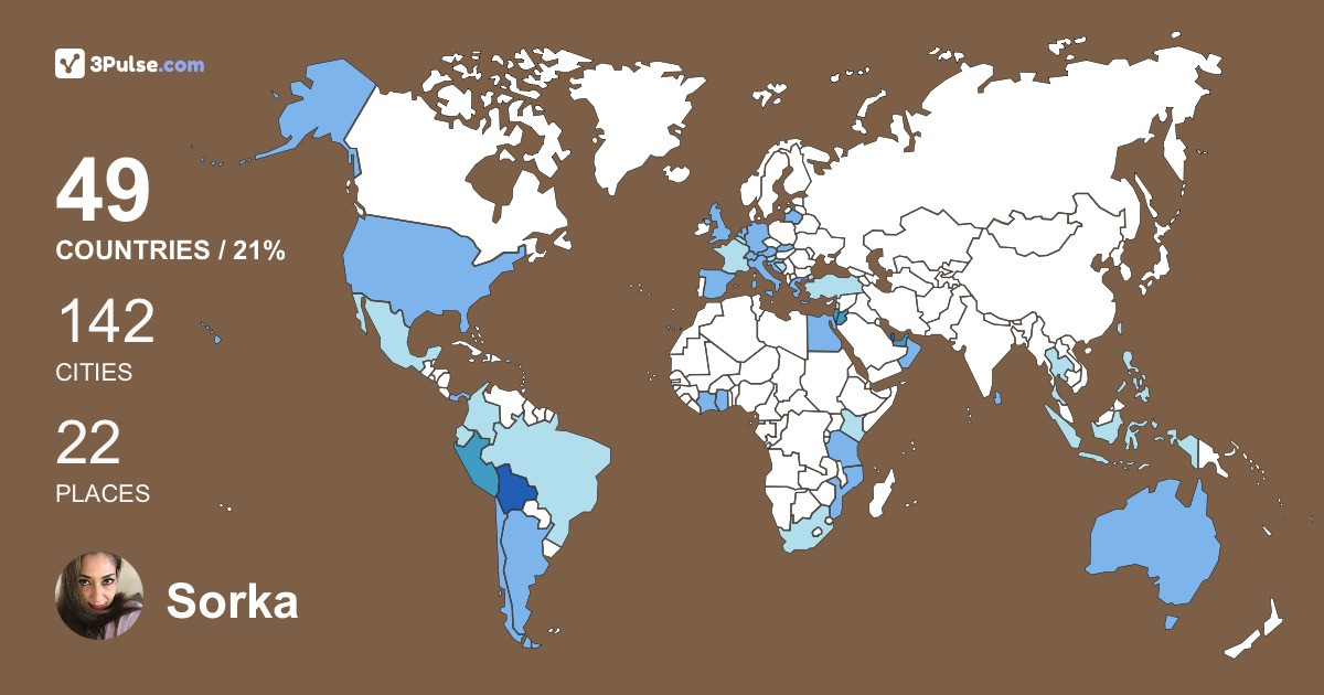 Изображение Карты путешествий Sorka Aguirre