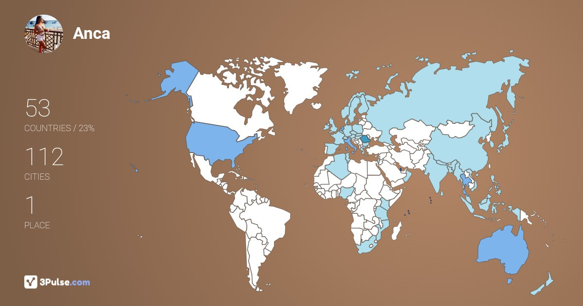 Anca Anca's Travel Map Image