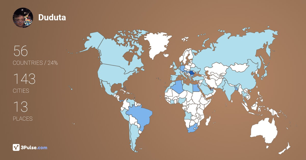 Изображение Карты путешествий Duduta Petrica