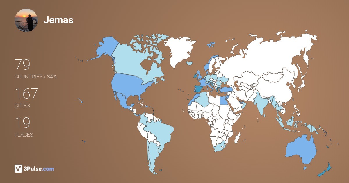 Изображение Карты путешествий Jemas Termarco