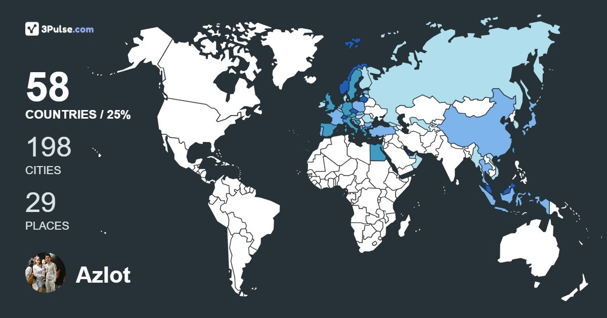 Изображение Карты путешествий Azlot Gui