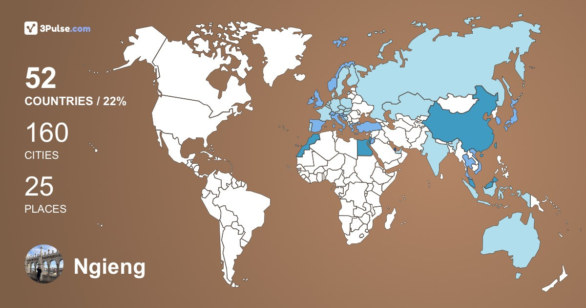 Изображение Карты путешествий Ngieng King