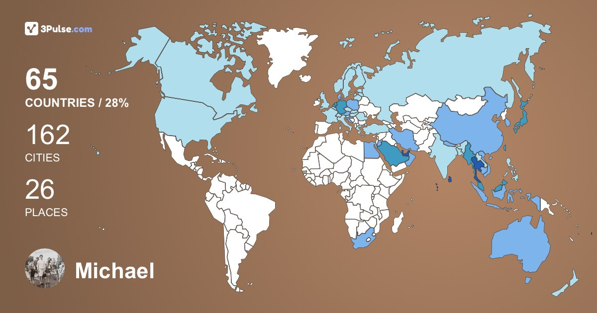 Изображение Карты путешествий Michael Schade