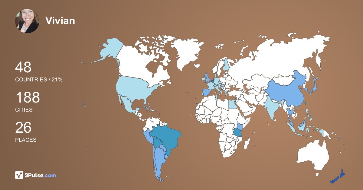 Vivian Stoffers's Travel Map Image