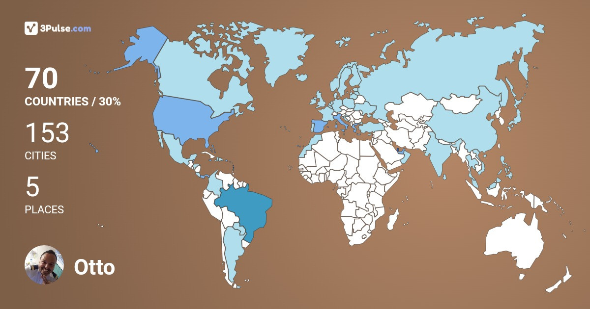 Изображение Карты путешествий Otto Zafred