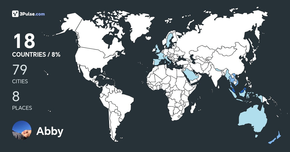 Изображение Карты путешествий Abby Brown