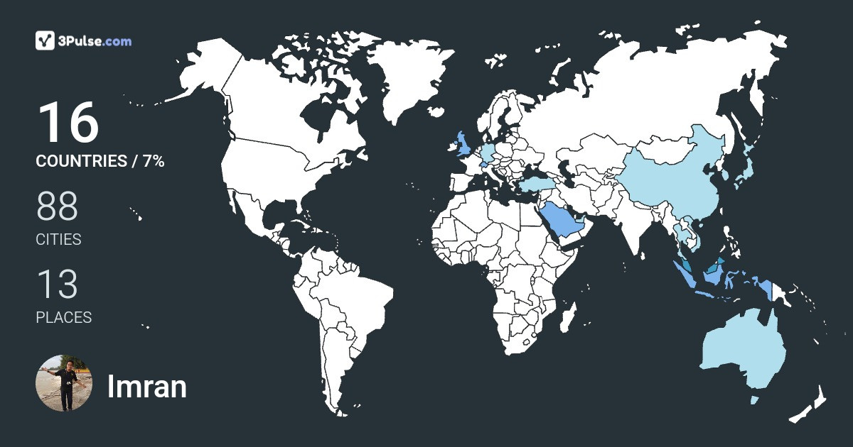 Изображение Карты путешествий Imran Bazil