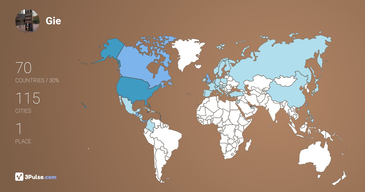 Изображение Карты путешествий Gie Silva