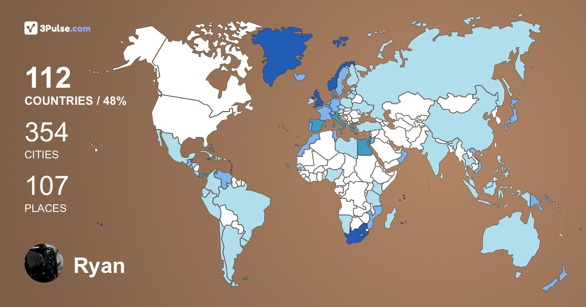 Изображение Карты путешествий Ryan Price
