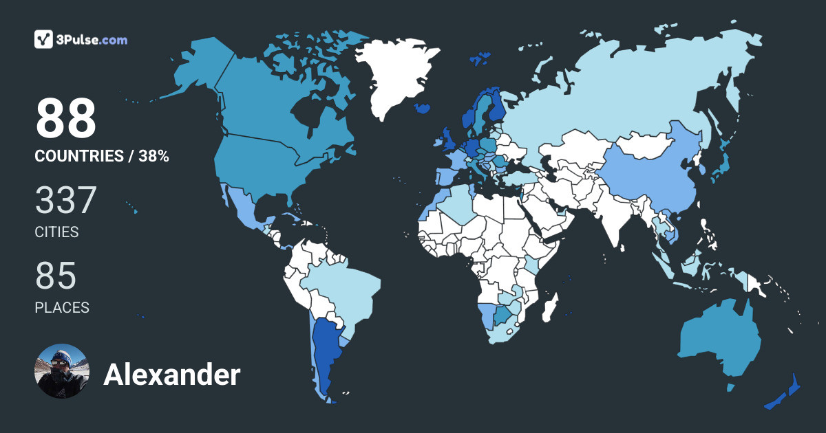 Изображение Карты путешествий Alexander Alin