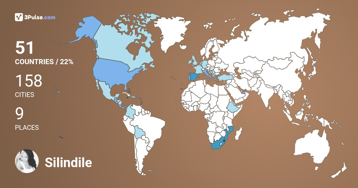 Silindile Sangweni's Travel Map Image