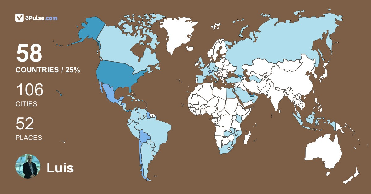Изображение Карты путешествий Luis Ardon