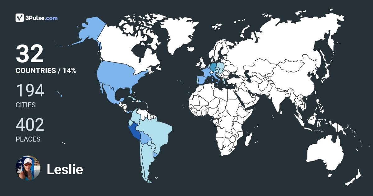 Изображение Карты путешествий Leslie Charpentier